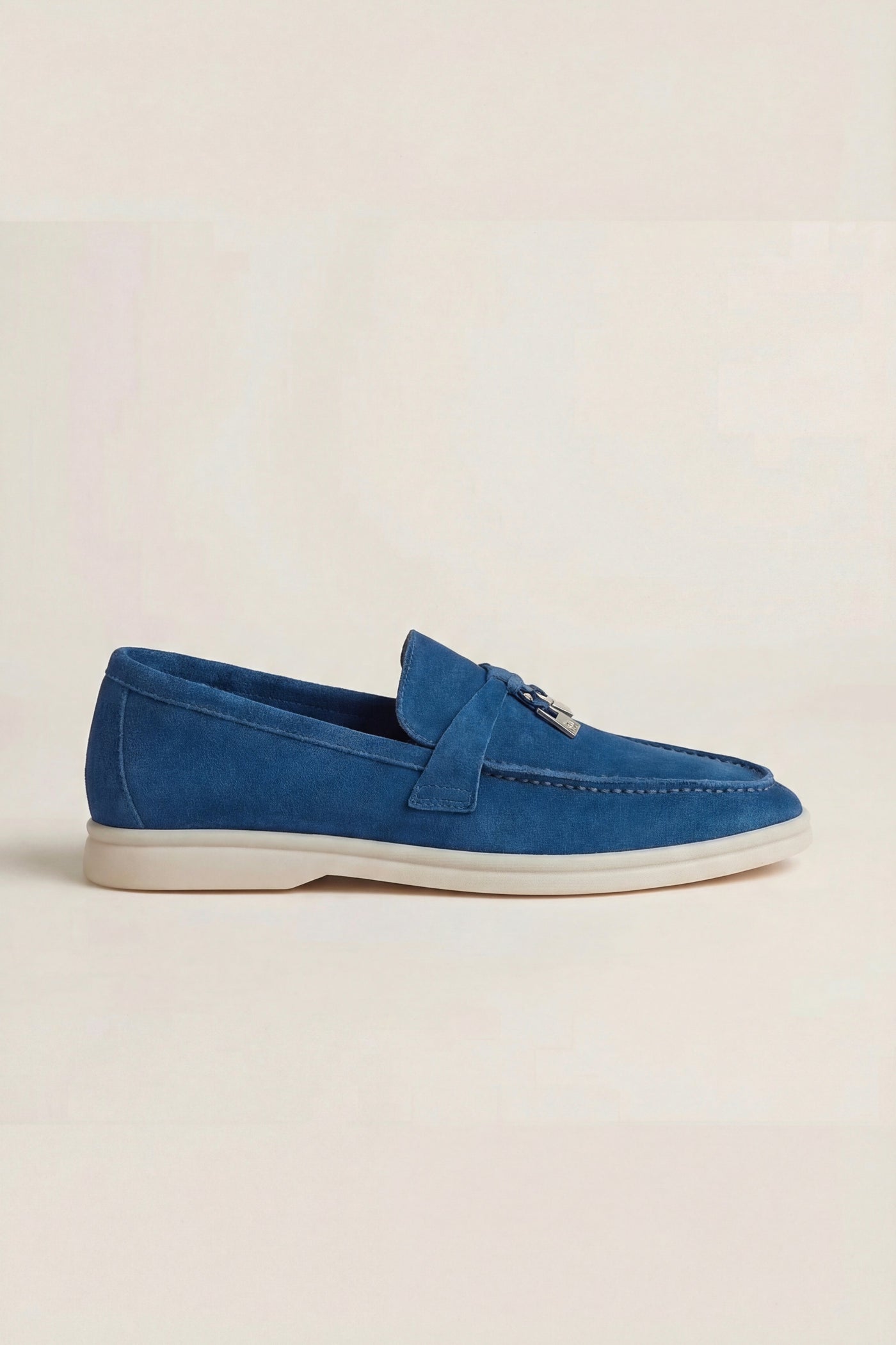 Ennio Buckle Loafer Royal Blue