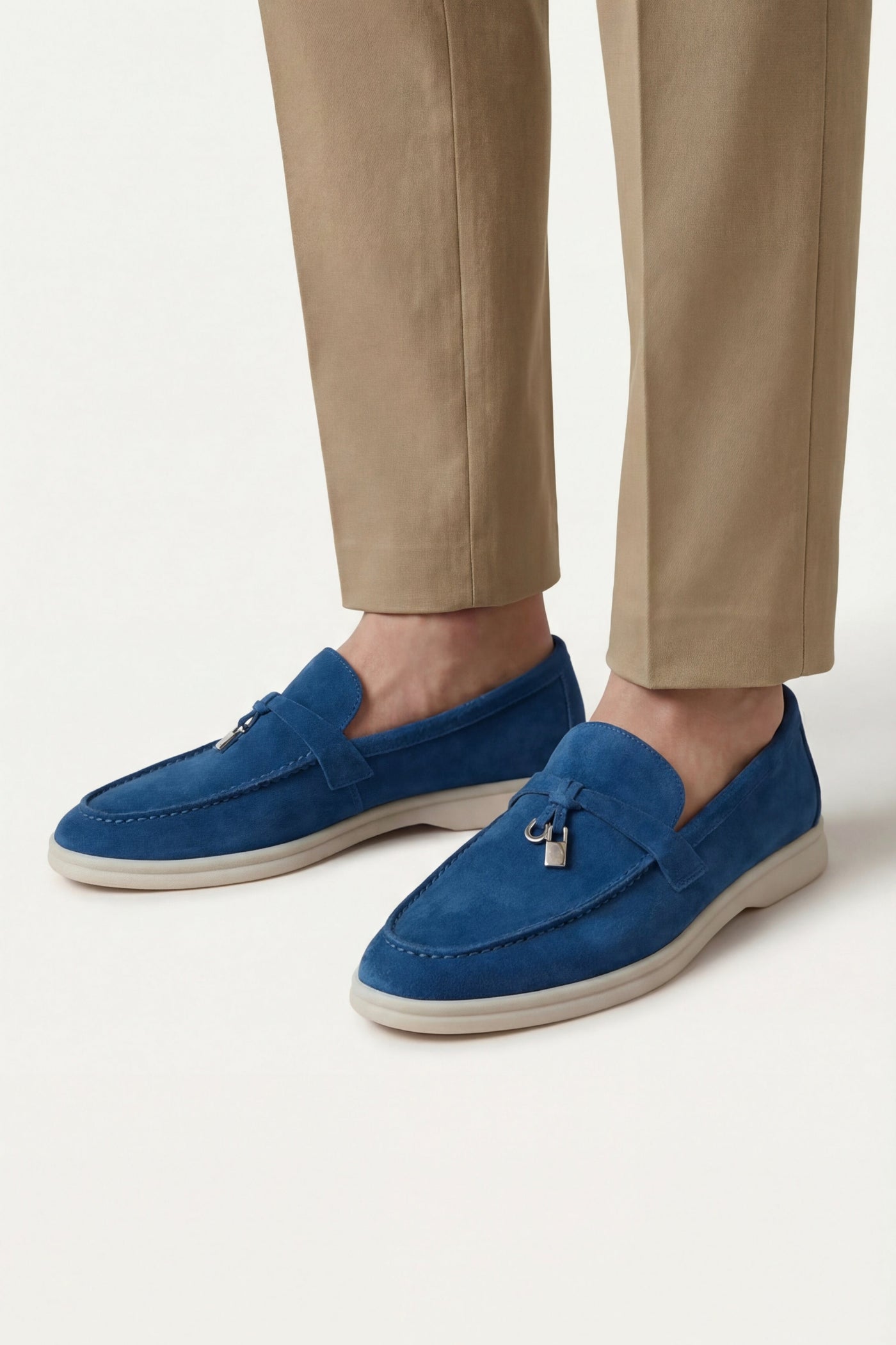 The Copanello Set — Ennio Buckle Loafer Royal Blue