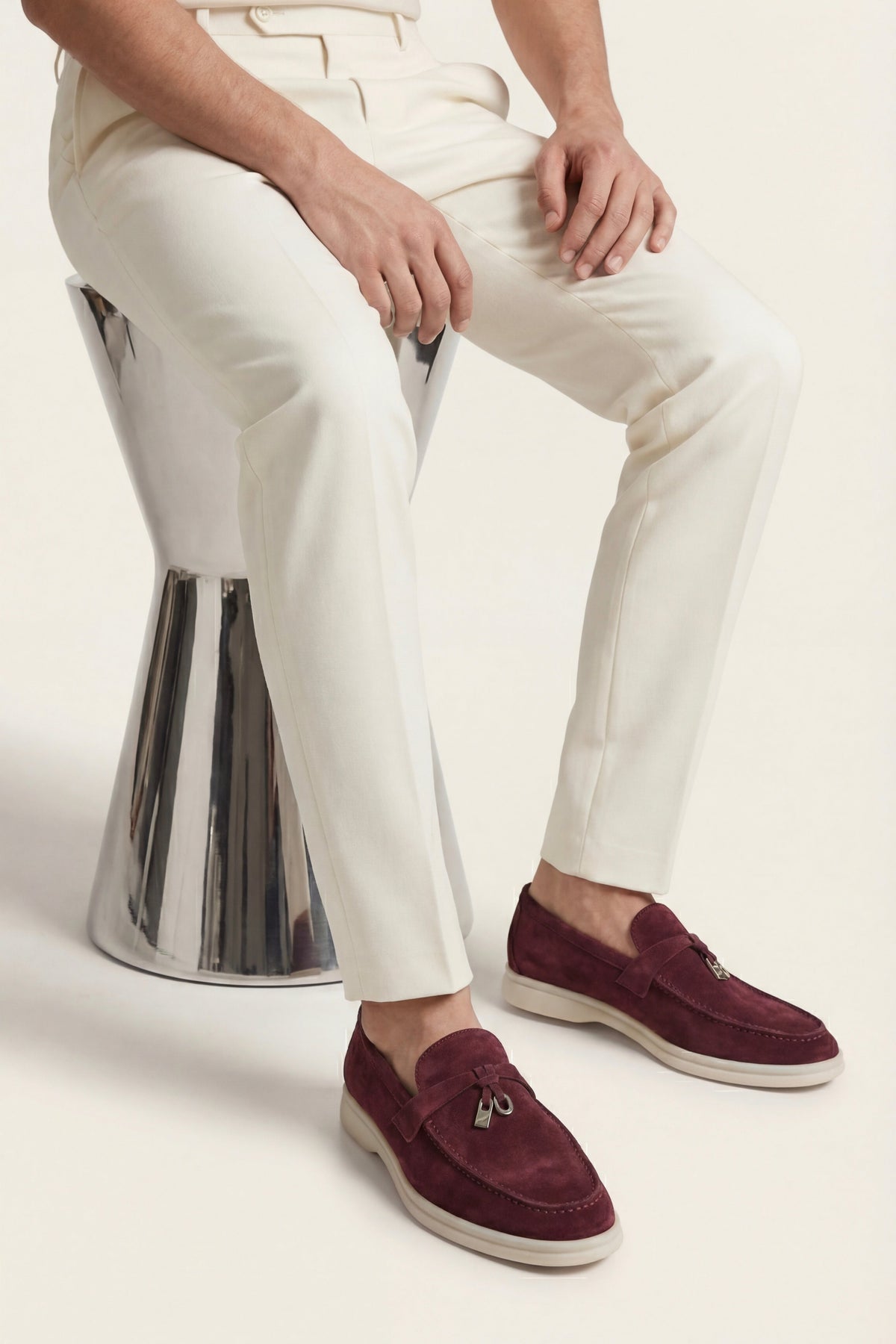 Ennio Buckle Loafer Burgundy Wine