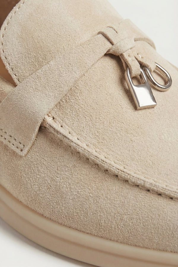 Leonis Buckle Loafer Sand Beige