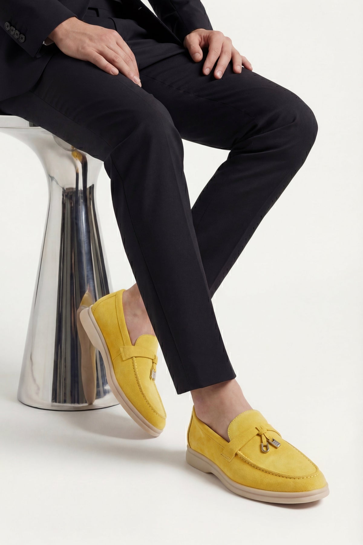 Ennio Buckle Loafer Yellow