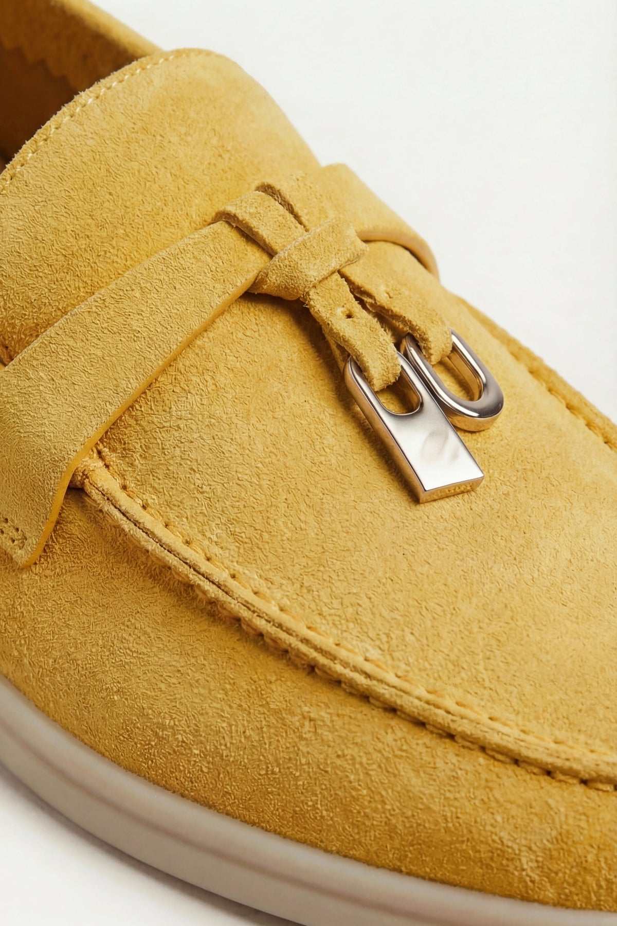 Ennio Buckle Loafer Yellow