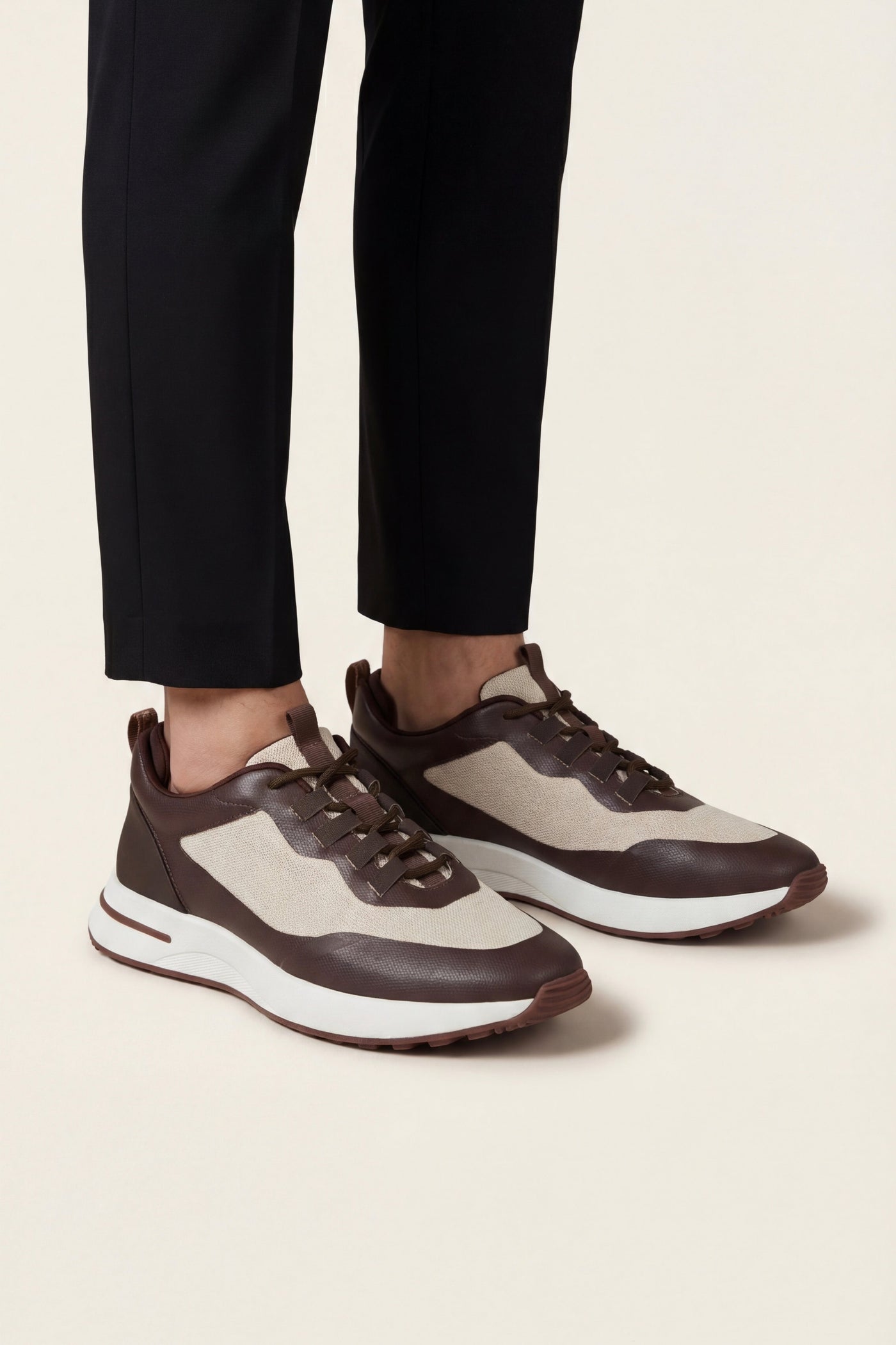The Carrara Set — Maretti Sneaker Taupe