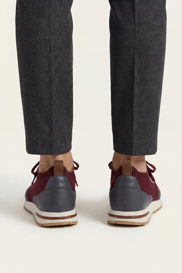 Solano Mesh Slip-On Burgundy