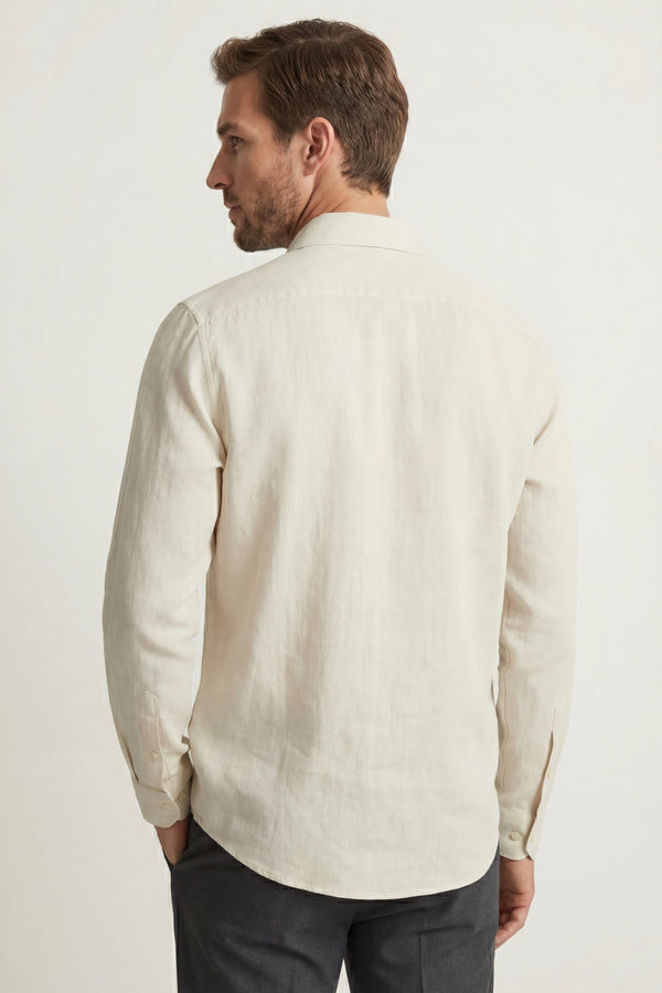 Positano Linen Shirt Cream