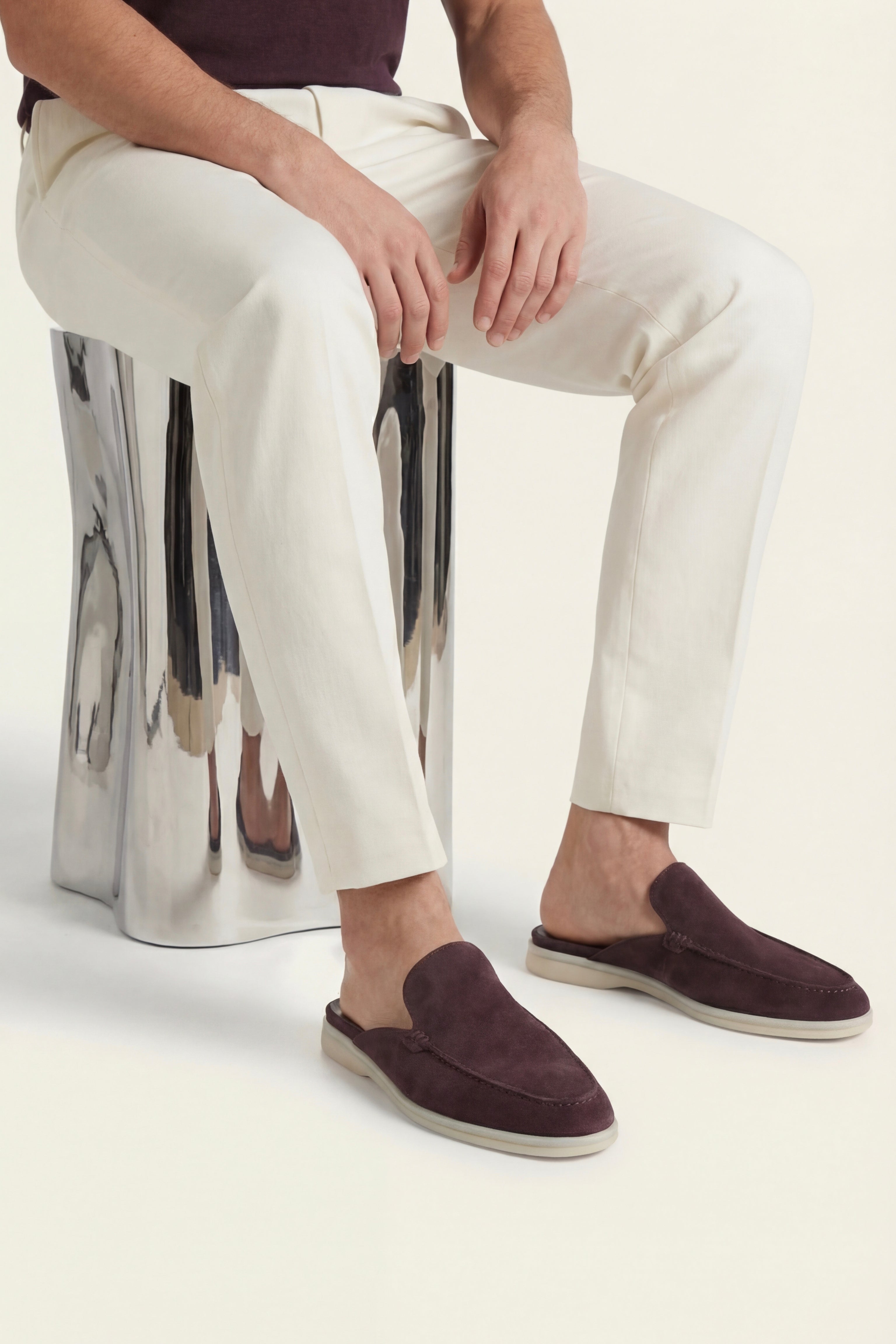 Maretti Mule Burgundy