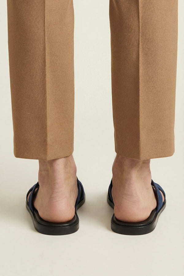 Matera Suede Sandal Navy