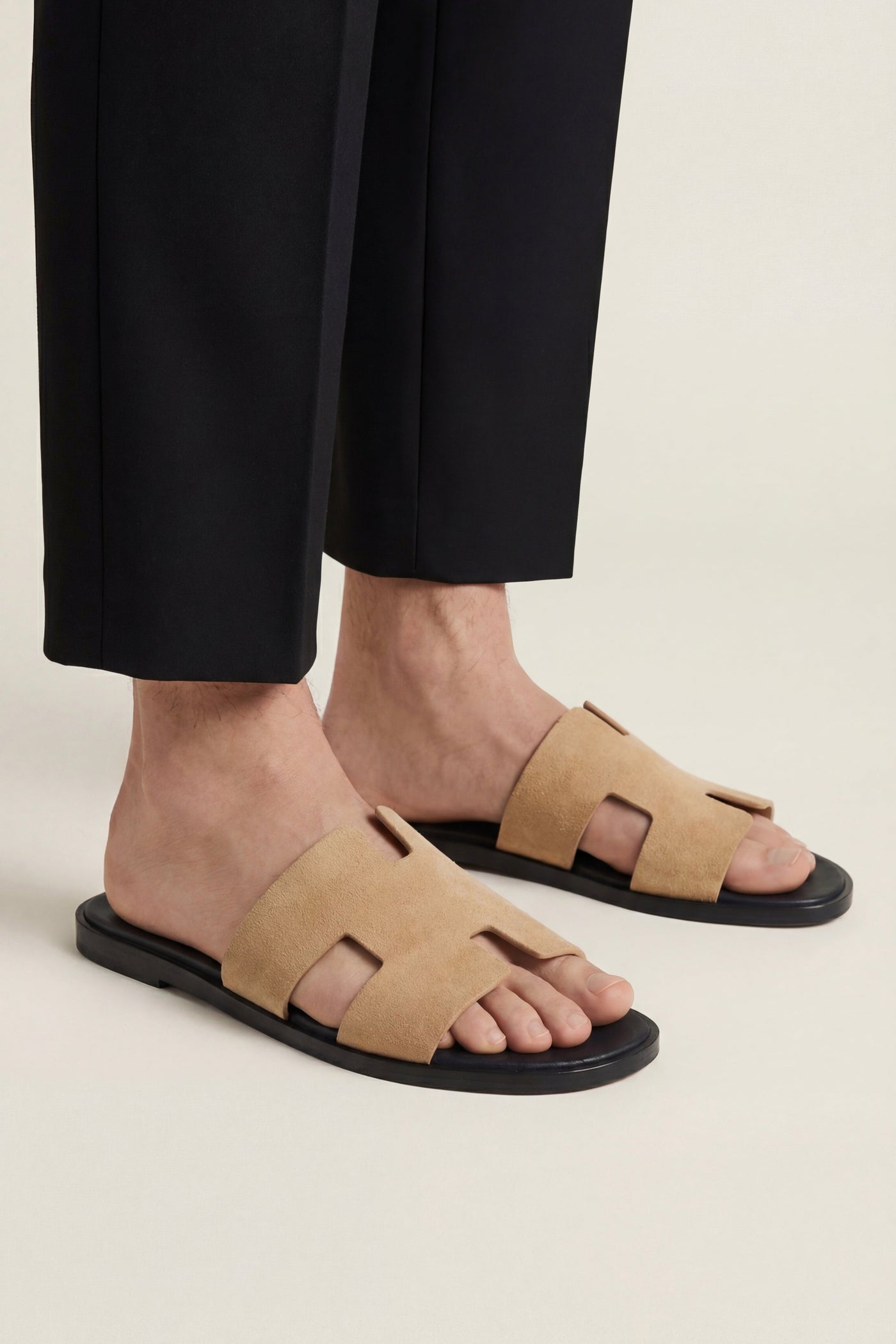 The Odeceixe Set — Matera Suede Sandal Sand