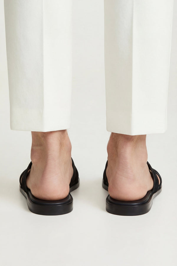 Matera Suede Sandal Black
