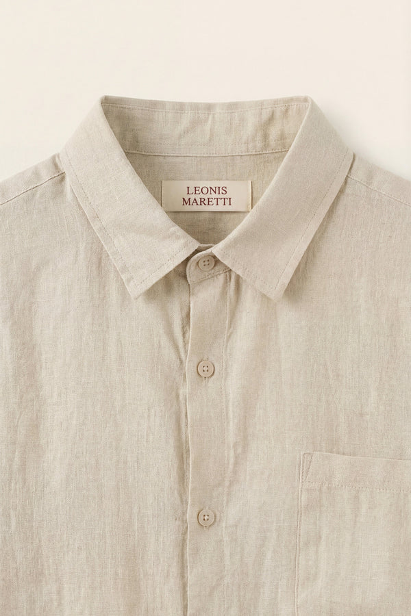 Torino Linen Shirt Beige