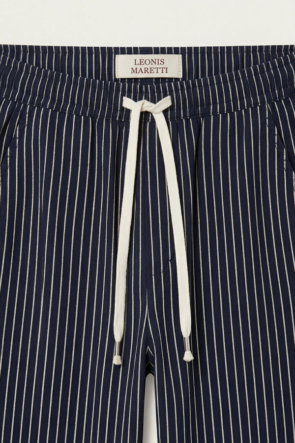Siena Linen Trousers Navy Stripe