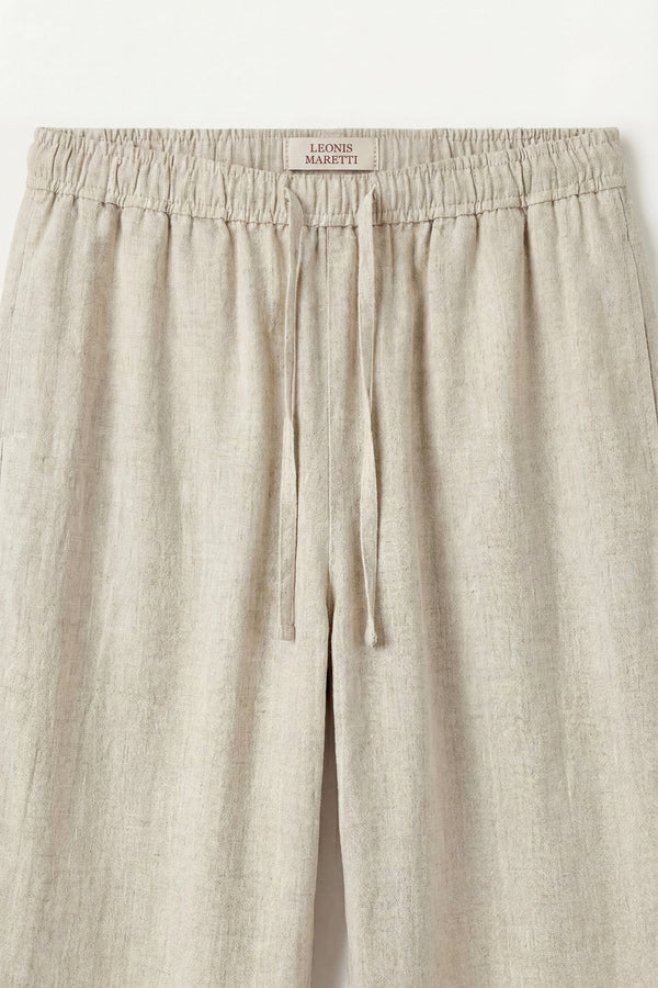 Catania Linen Pantalon Beige