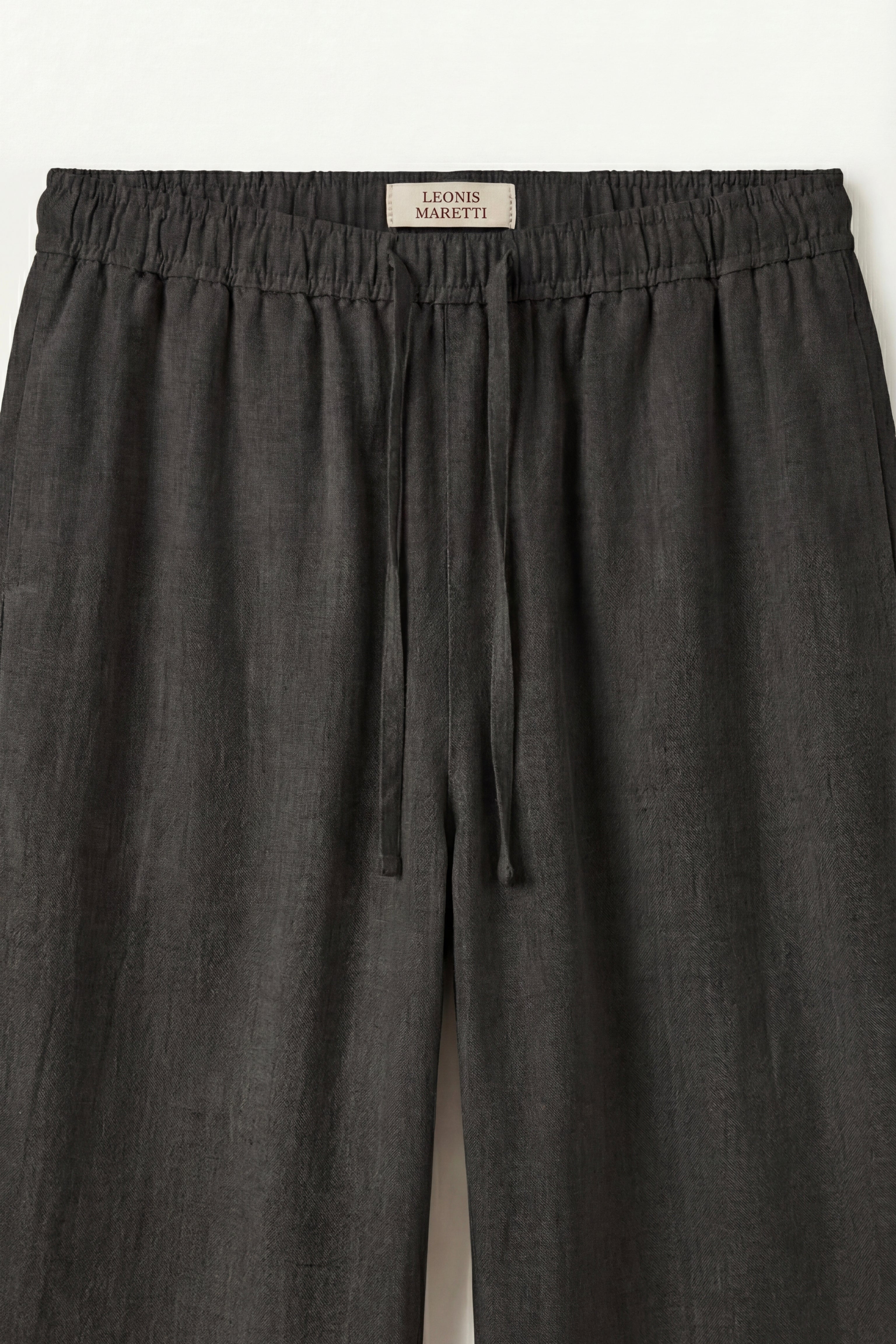 Catania Linen Pantalon Black