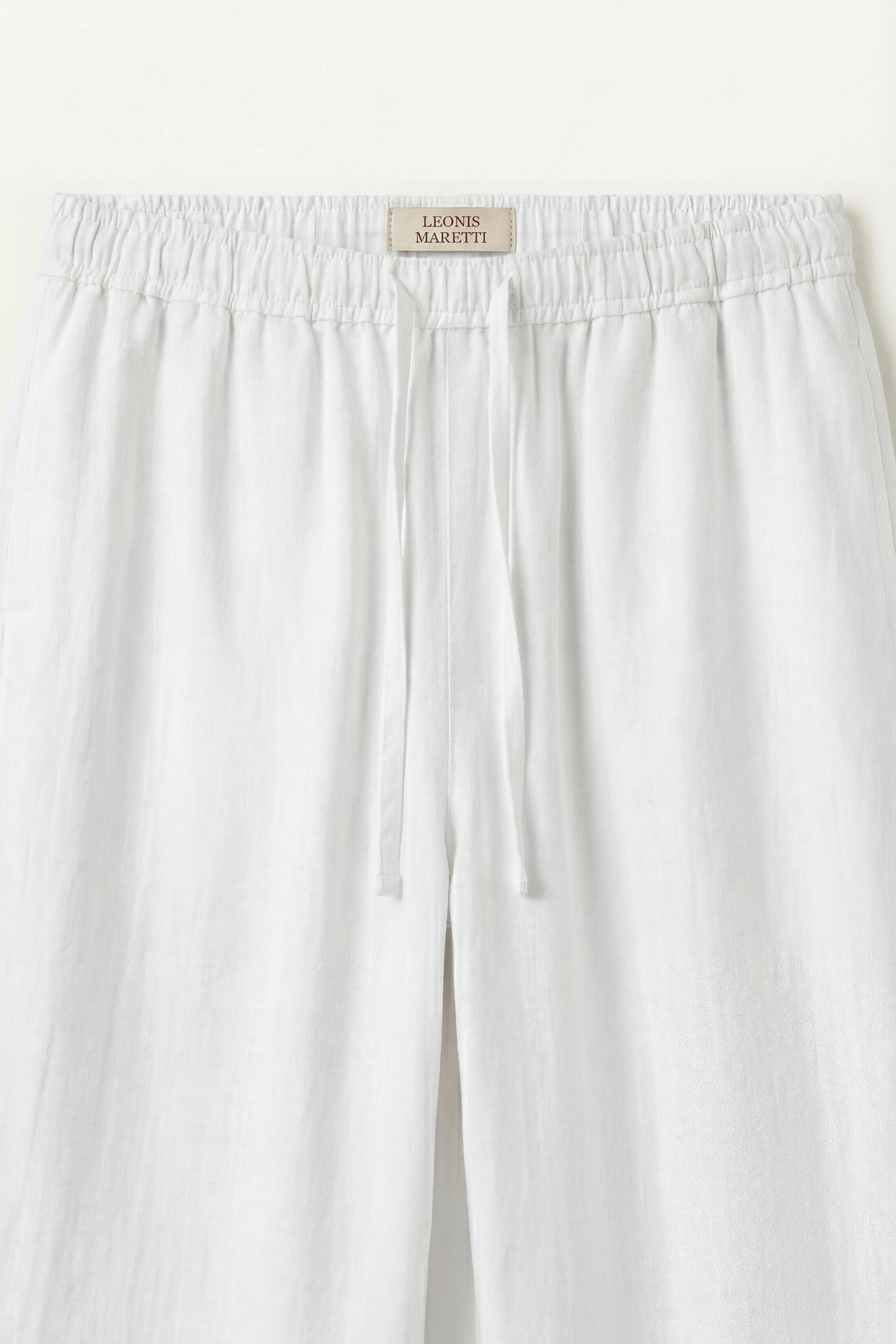 Catania Linen Pantalon White