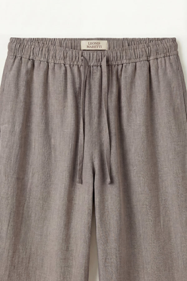 Catania Linen Pantalon Grey