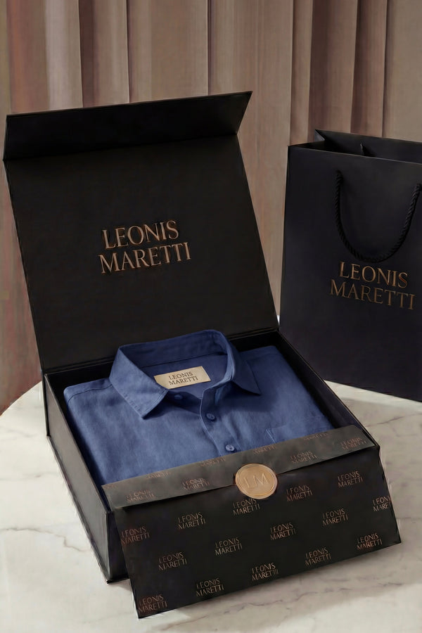 Torino Linen Shirt Blue
