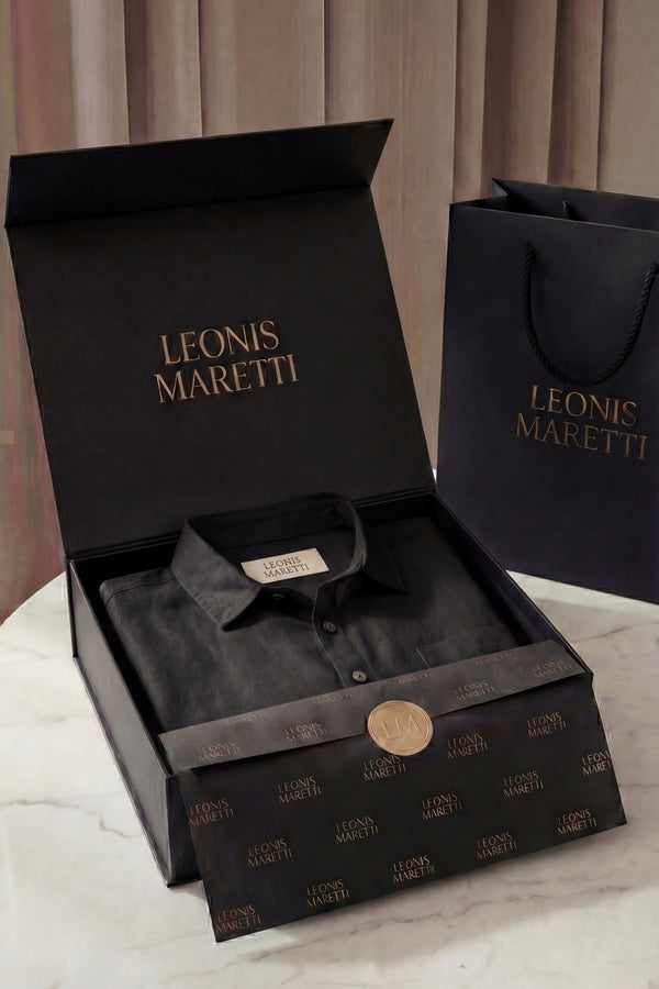 Torino Linen Shirt Black