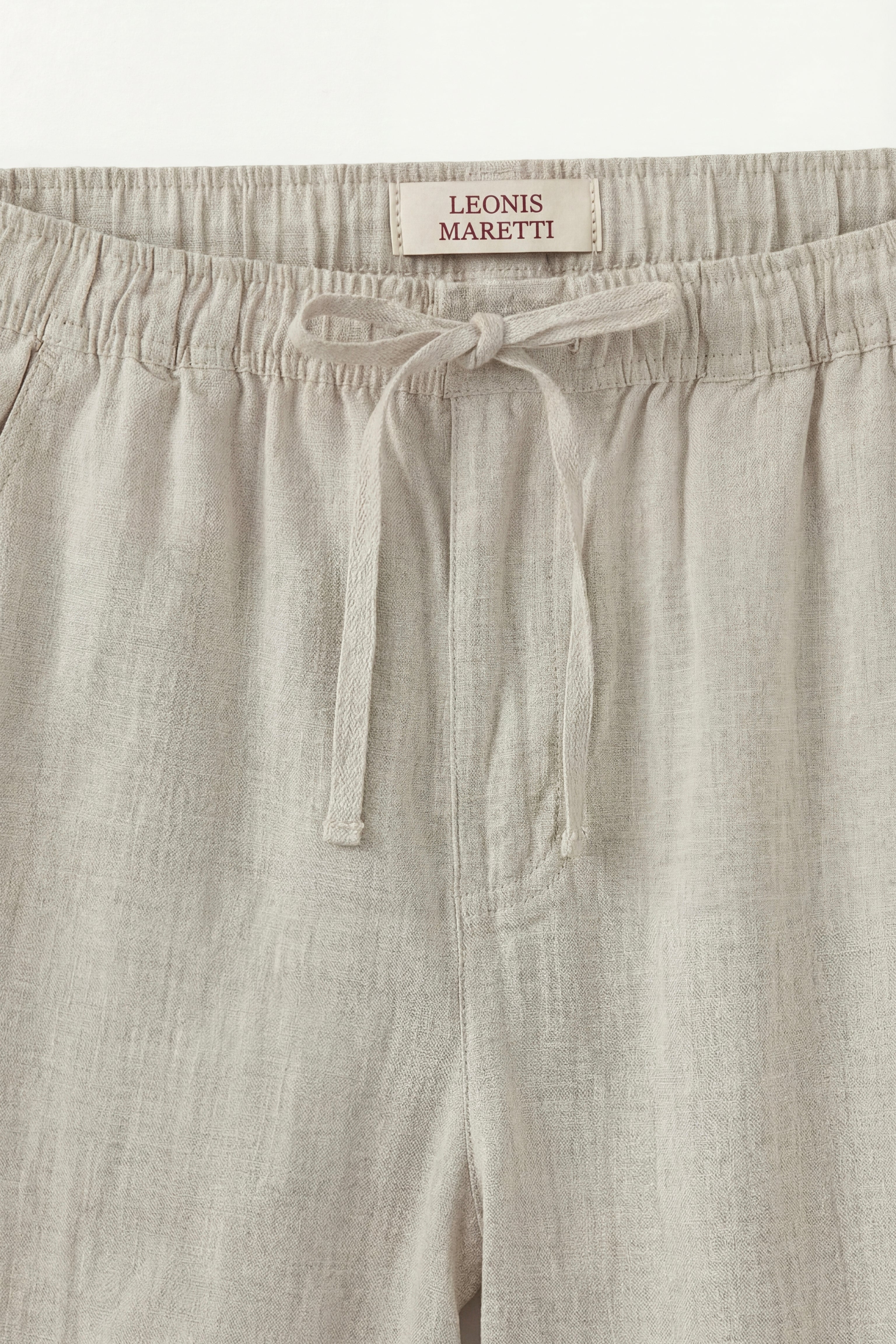 Bellagio Linen Set Long Sleeve Beige