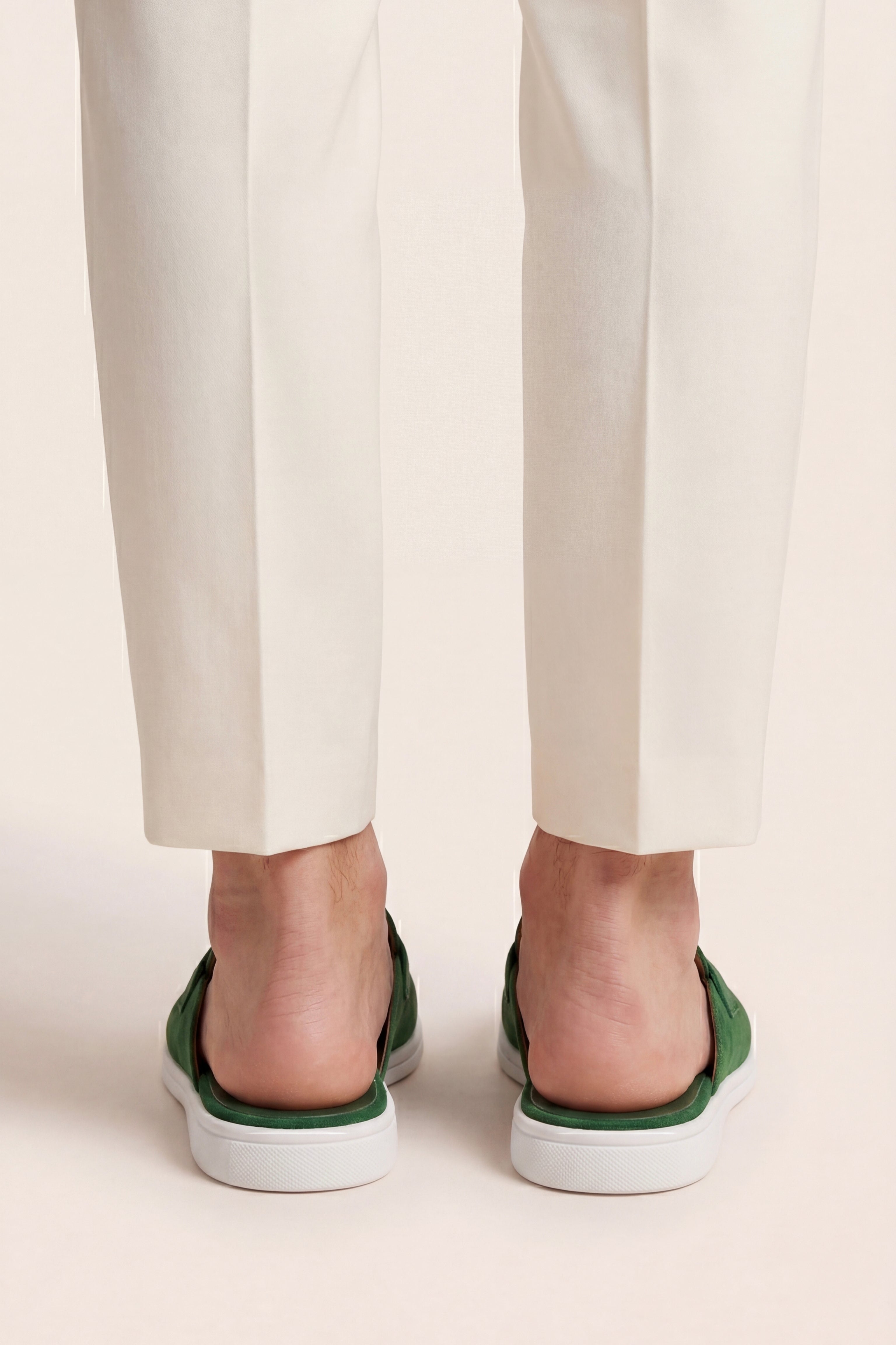 Maretti Buckle Mule Green