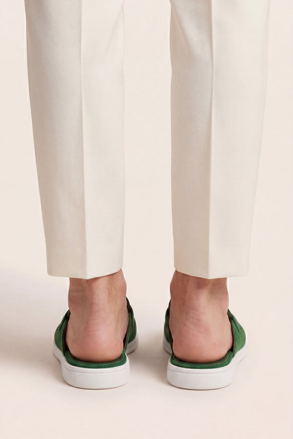 Maretti Buckle Mule Green