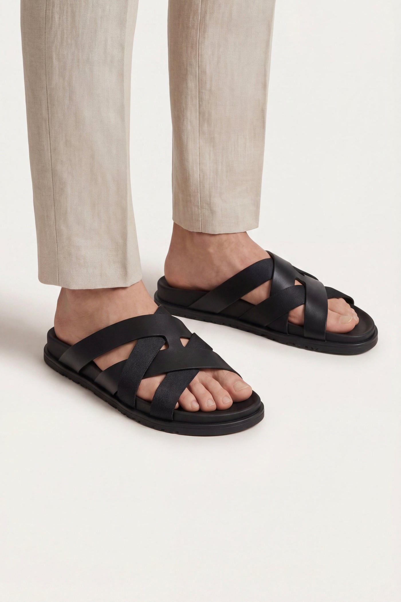 The Punat Set — Tuscana Sandal Black