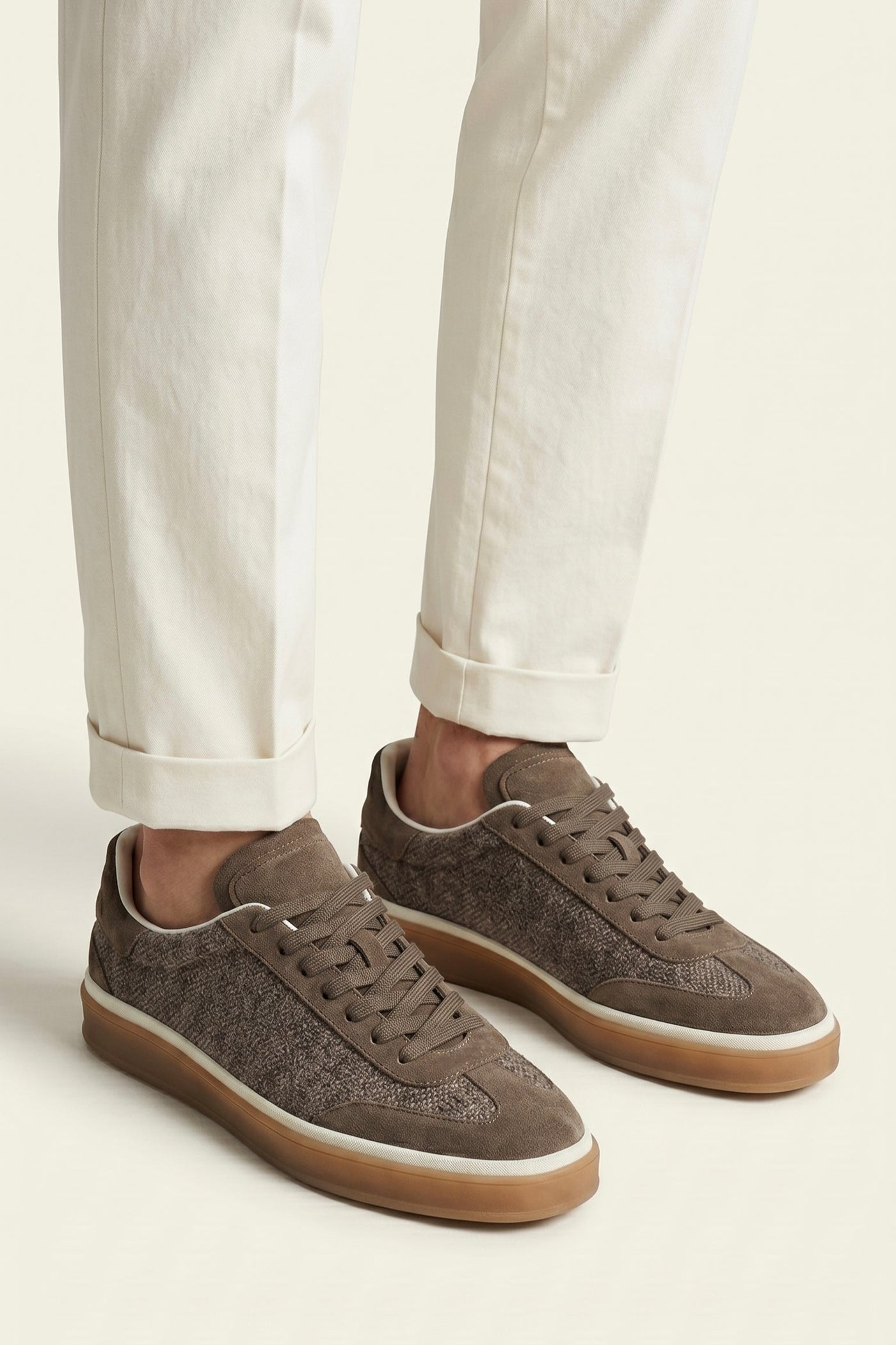 The Bosa Set — Varello Tennis Walk Sneaker Mocha Brown