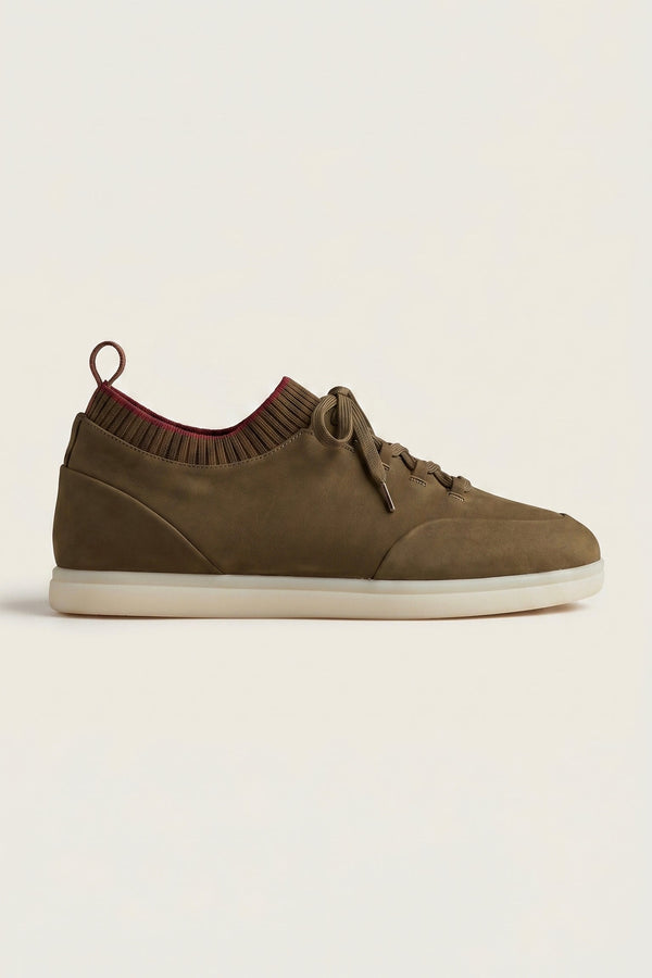 Solano Suede Slip-On Olive