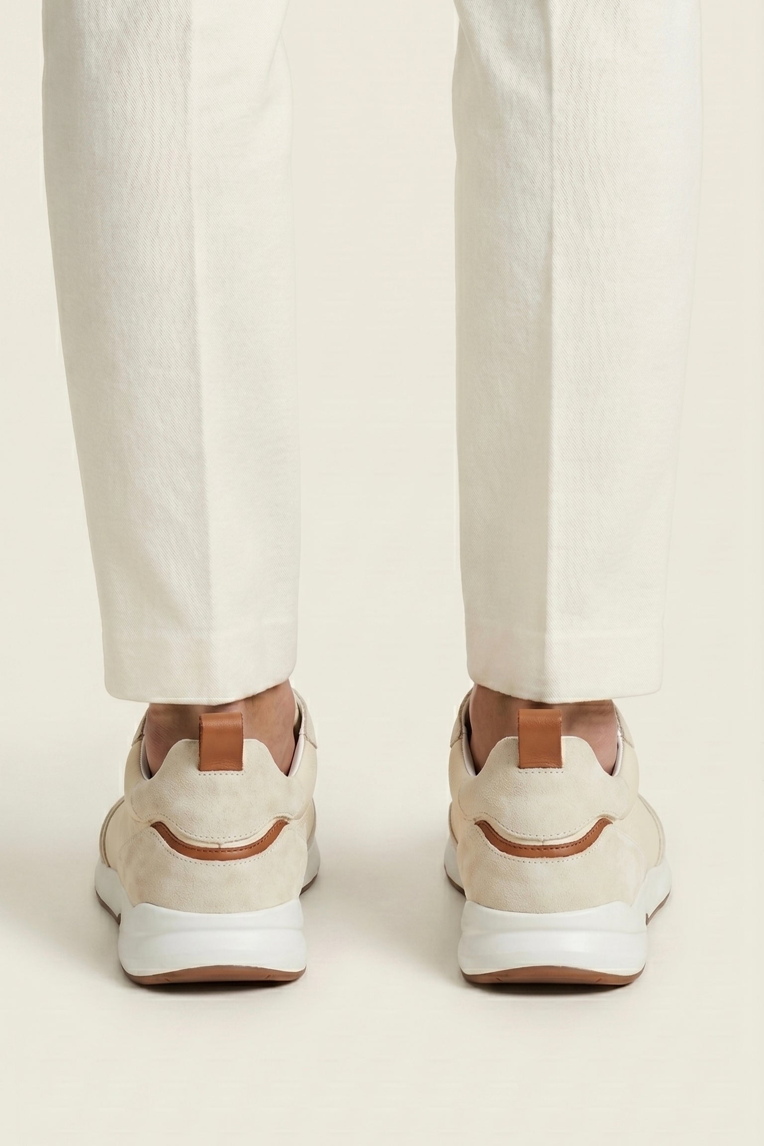 Solano Leather Slip-On Cream