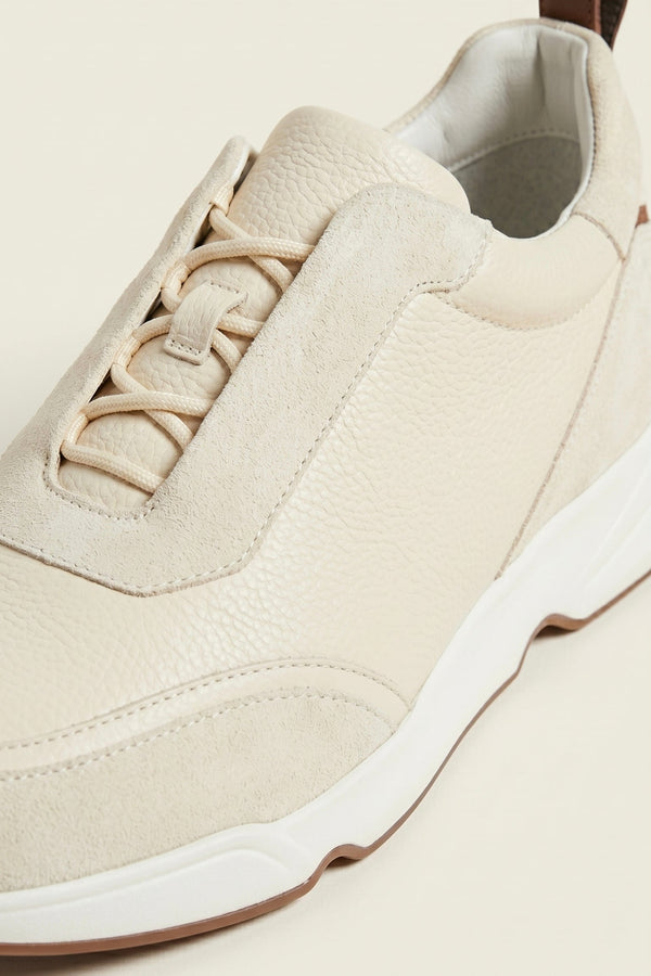 Solano Leather Slip-On Cream