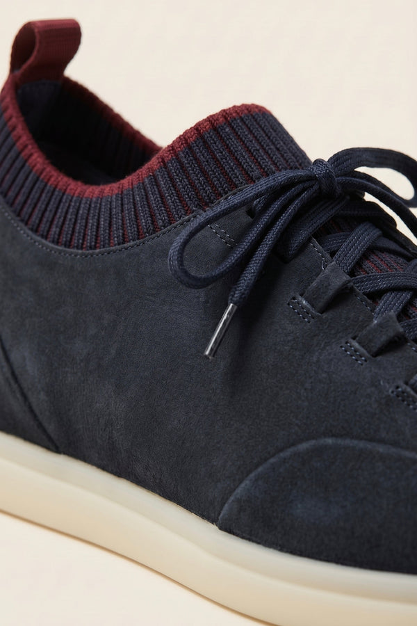 Solano Suede Slip-On Navy