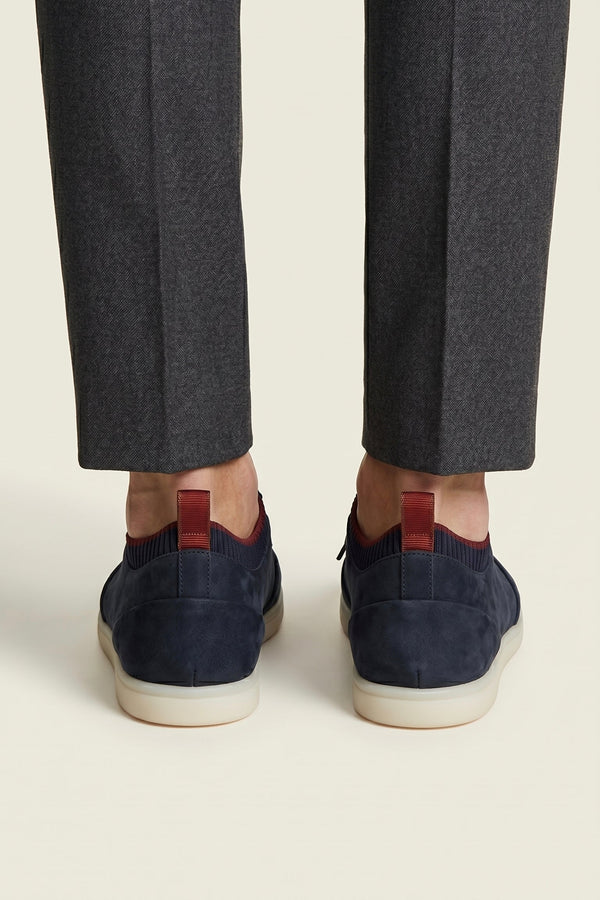 Solano Suede Slip-On Navy