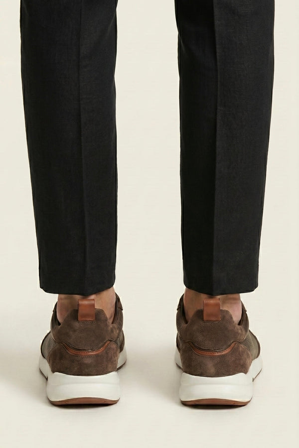 Solano Leather Slip-On Dark Brown