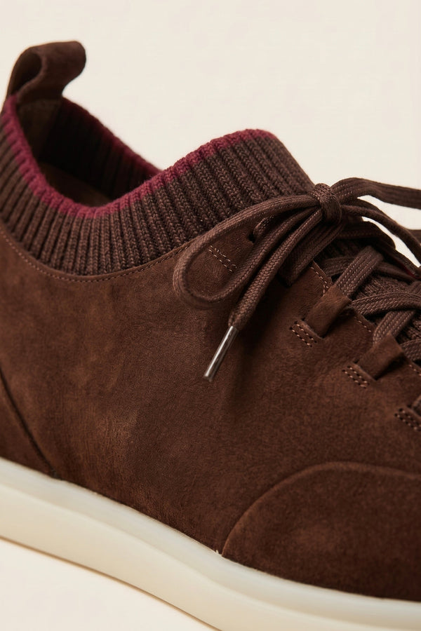 Solano Suede Slip-On Dark Brown