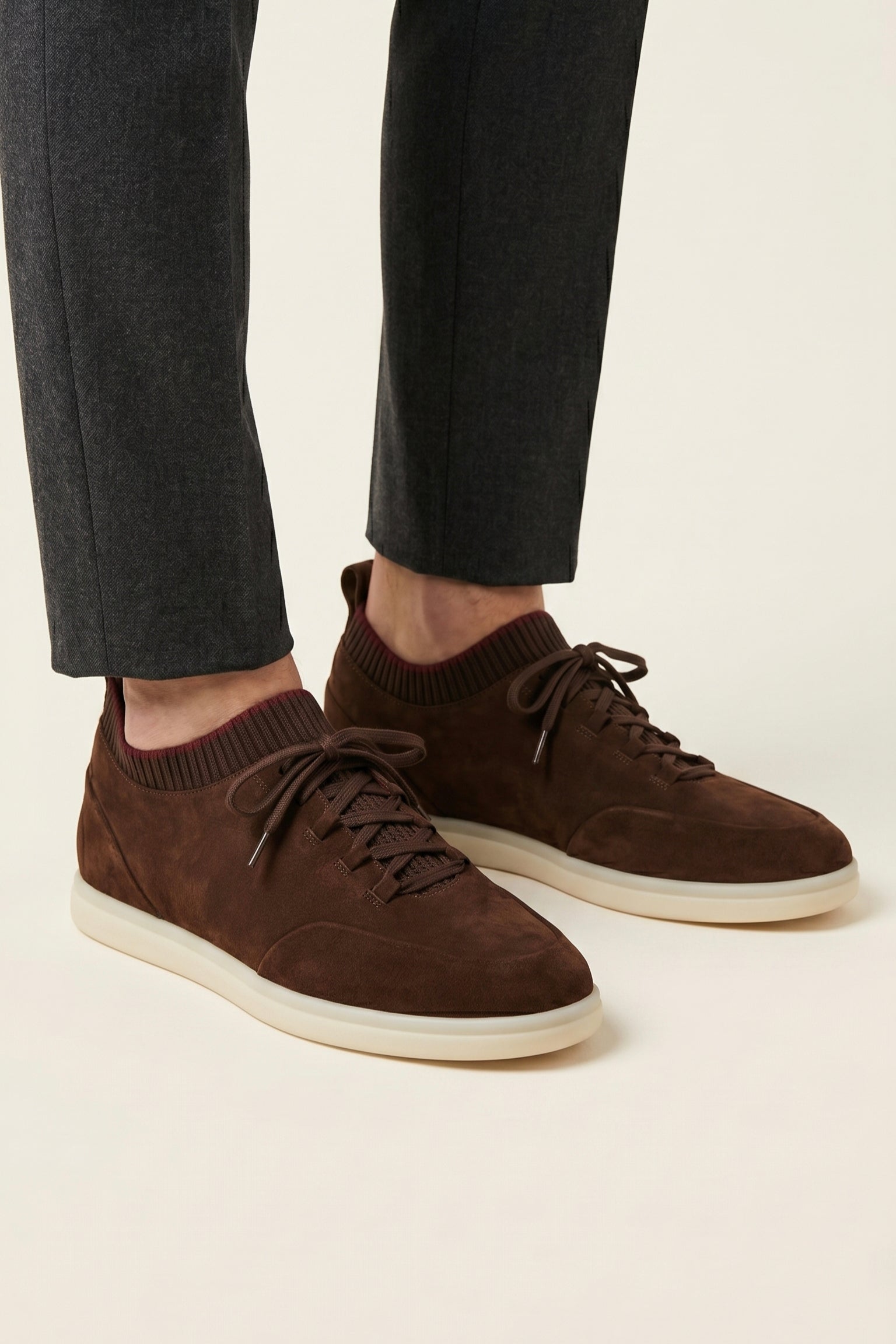 Solano Suede Slip-On Dark Brown