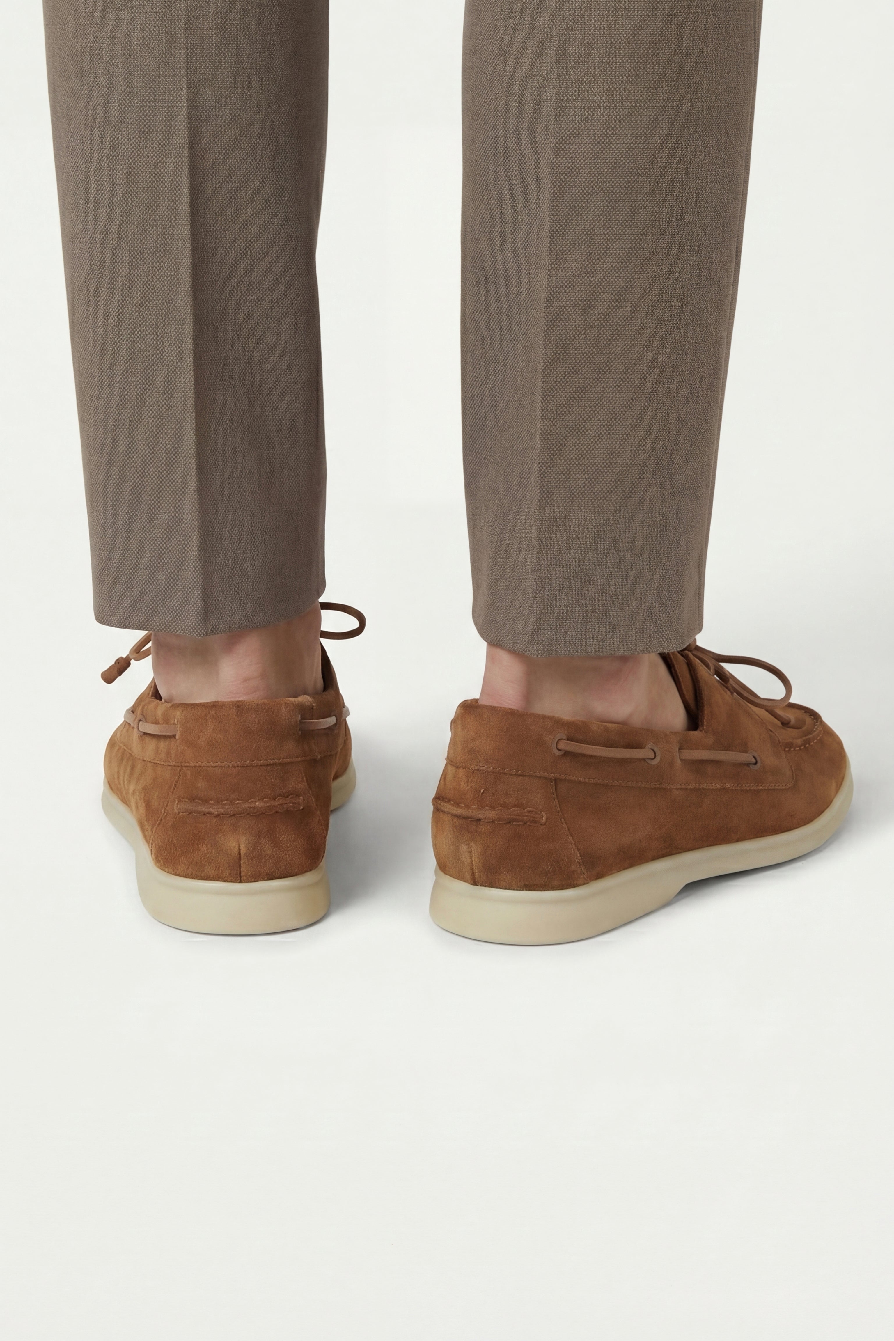 Marina Yacht Walk Suede Loafer Brown