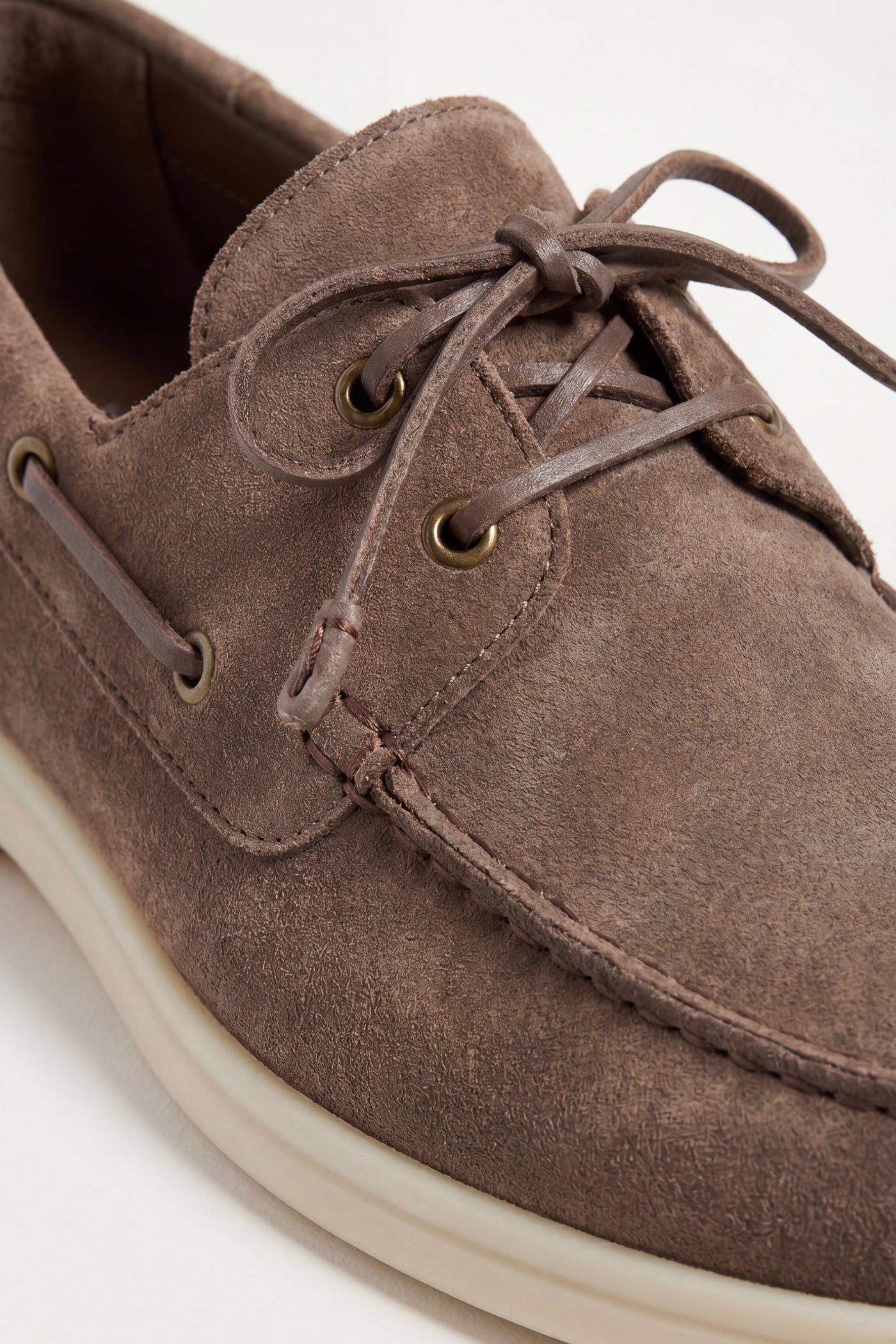 Marina Yacht Walk Suede Loafer Taupe