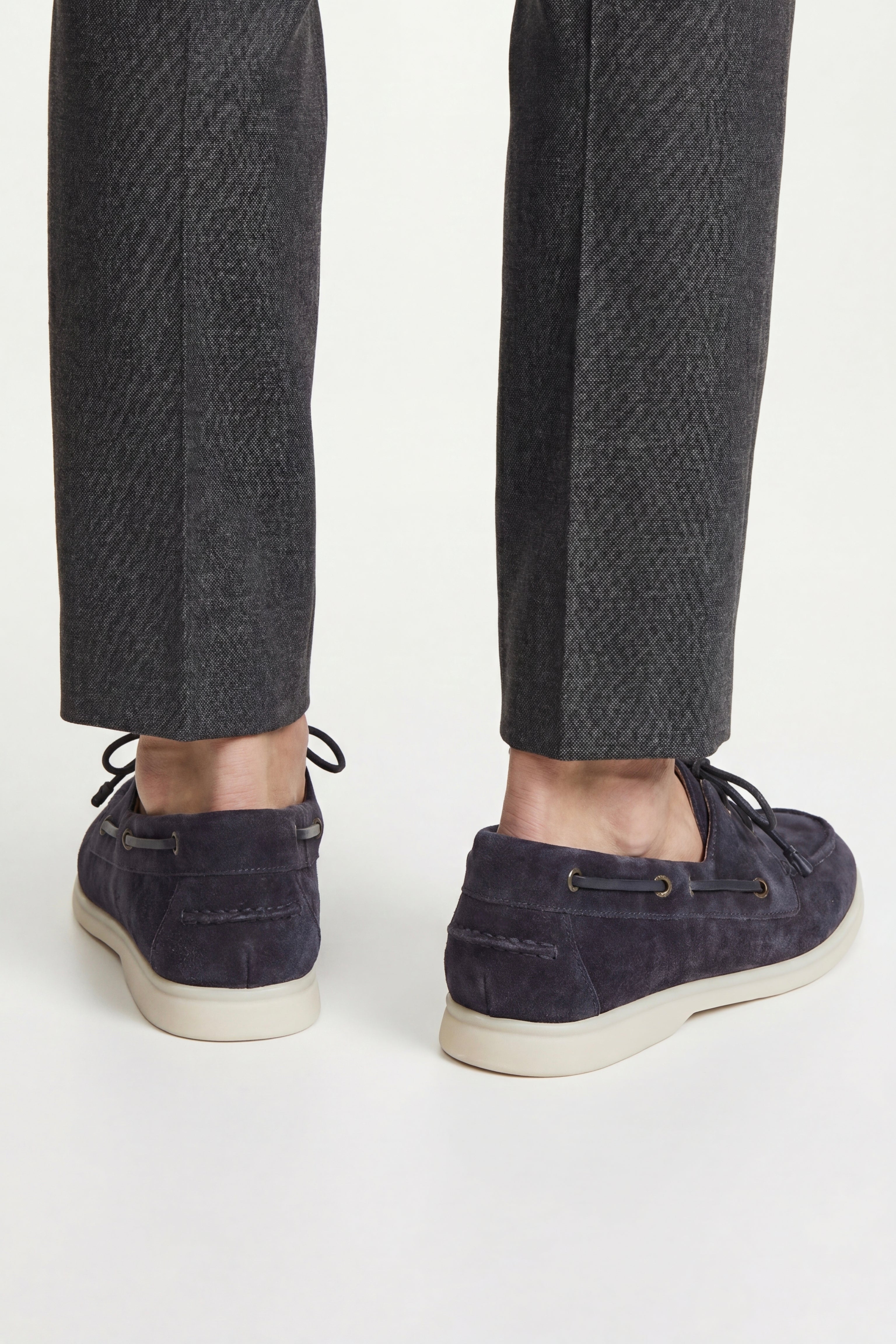 Marina Yacht Walk Suede Loafer Navy