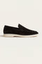 Leonis Suede Loafers Black
