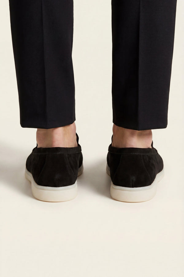 Leonis Suede Loafers Black
