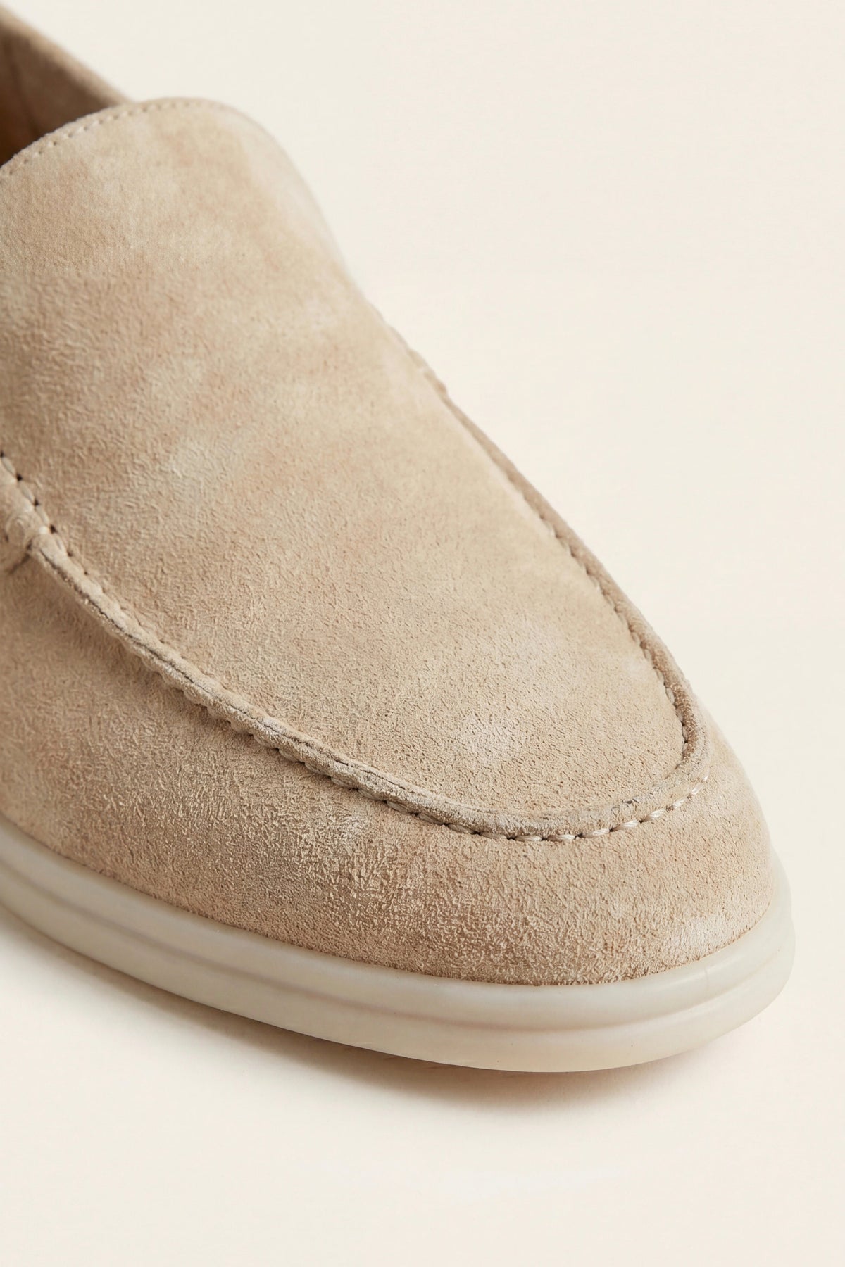 Ennio Suede Loafers Beige