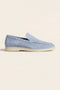 Leonis Suede Loafers Light Blue