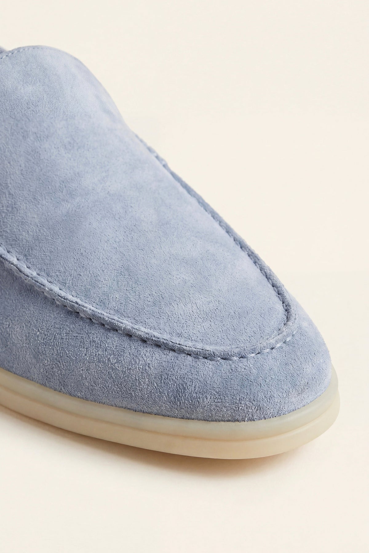 Ennio Suede Loafers Light Blue
