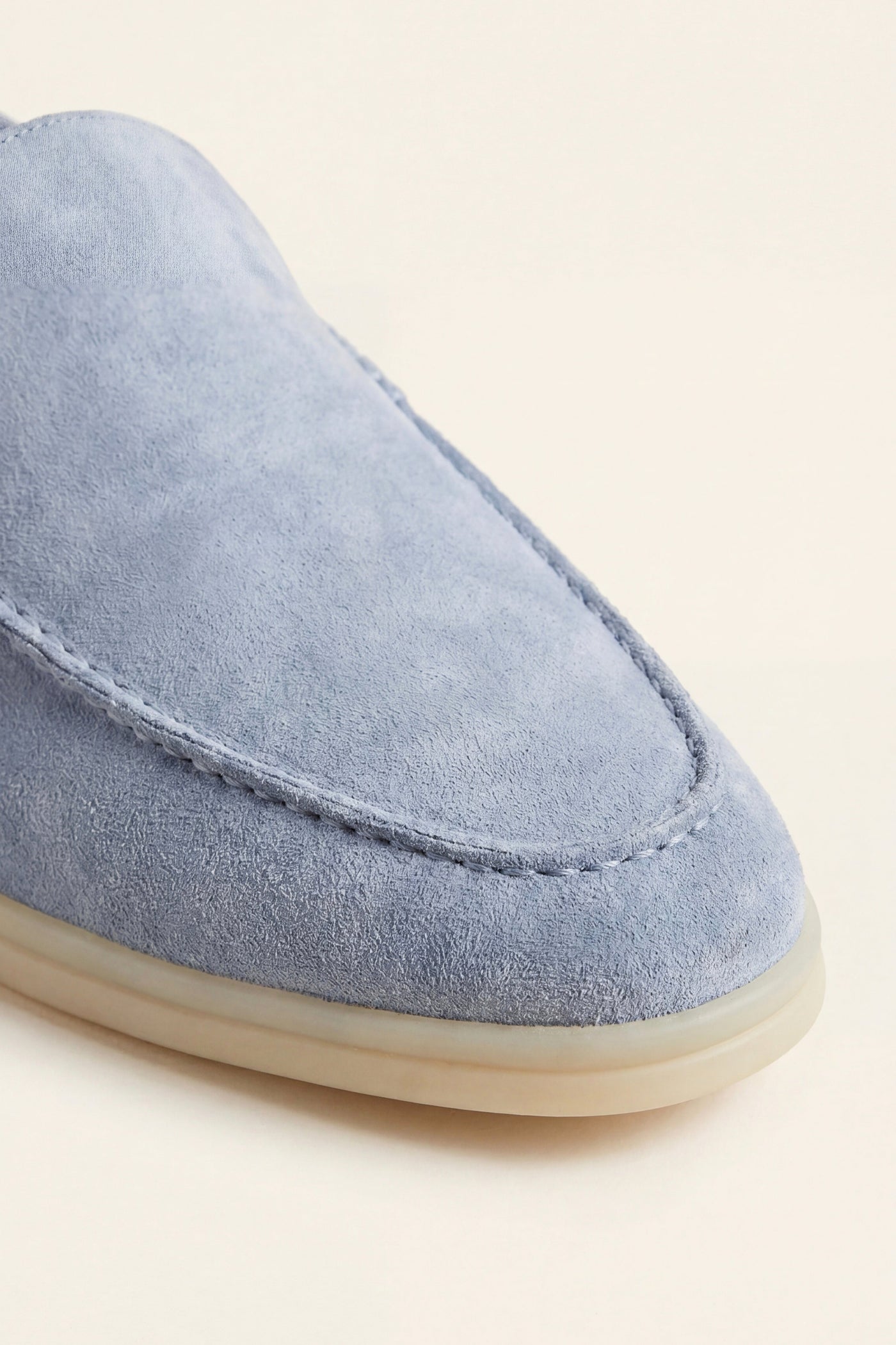 Ennio Suede Loafers Light Blue