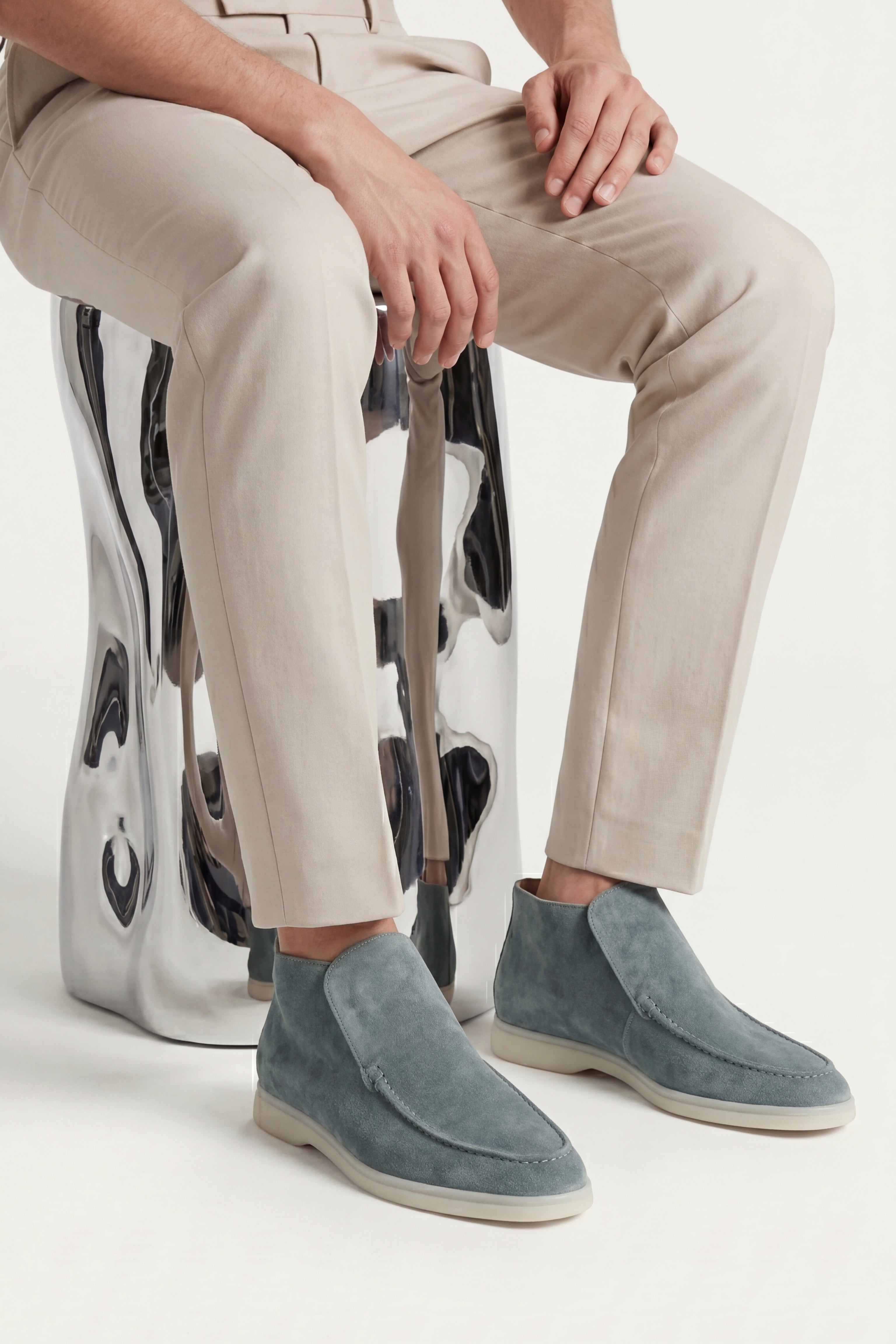 Arzano High Top Loafer Mint Green