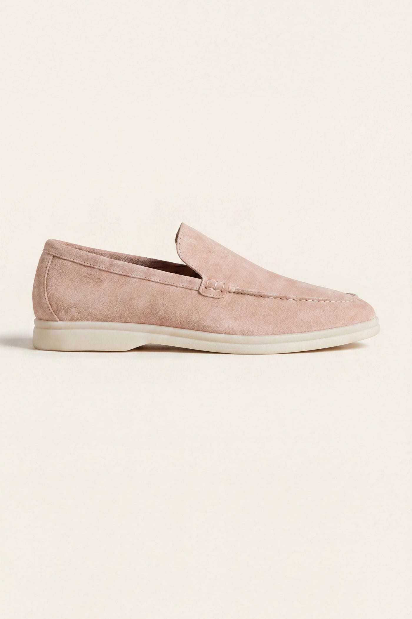 Leonis Suede Loafers Pink