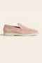 Leonis Suede Loafers Pink