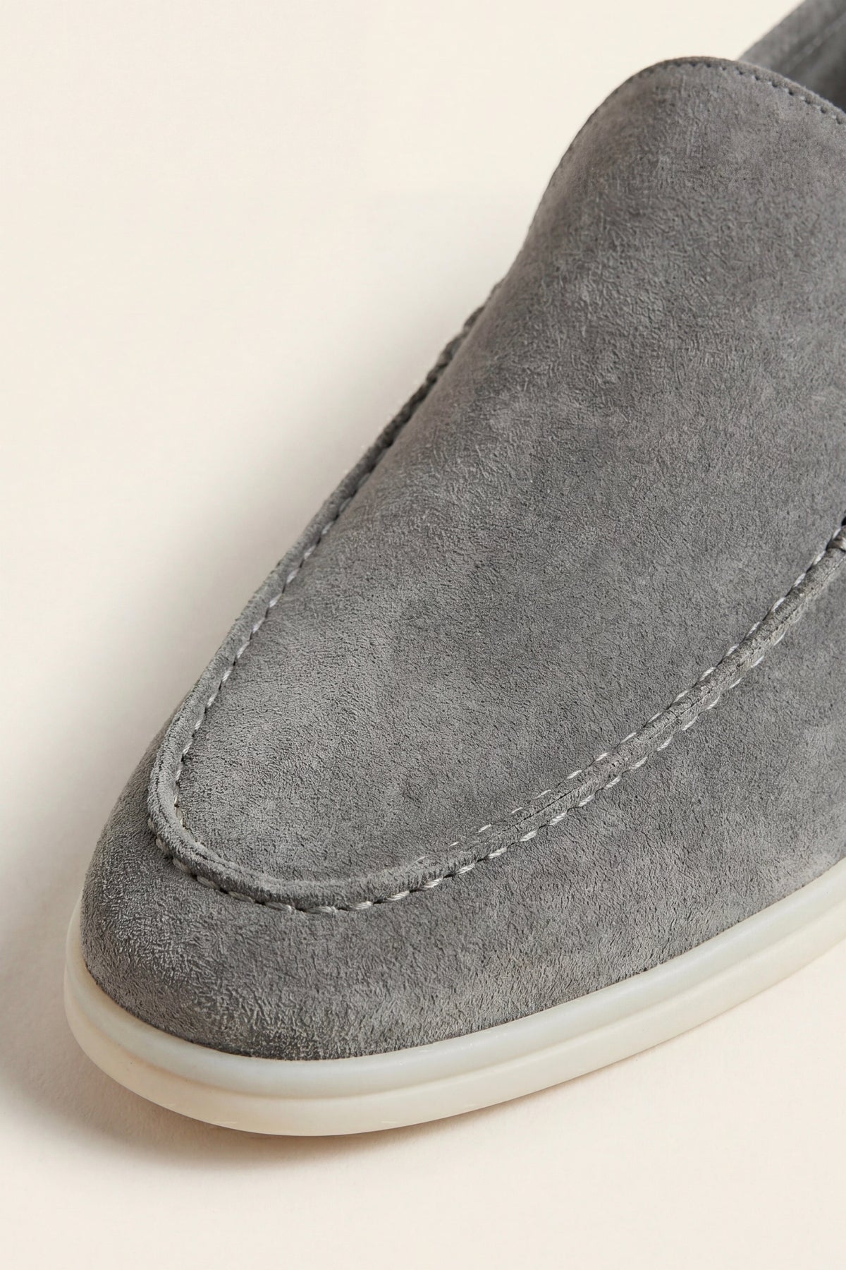 Ennio Suede Loafers Grey