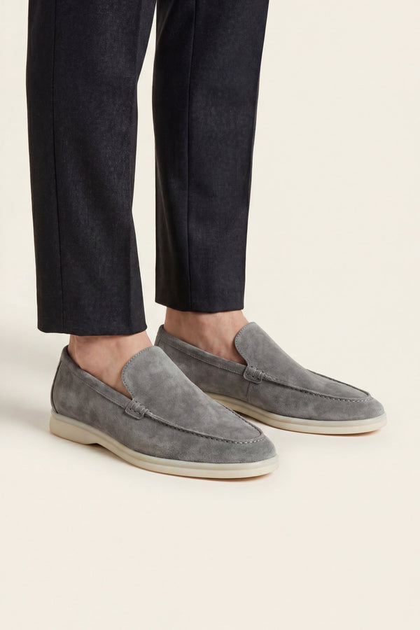 Leonis Suede Loafers Grey
