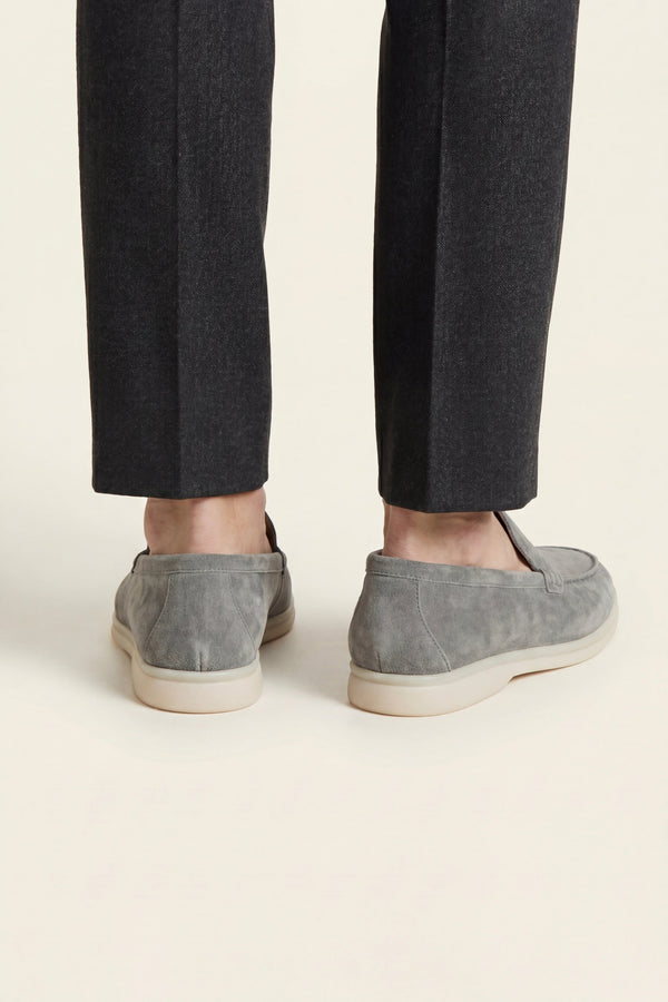 Leonis Suede Loafers Grey