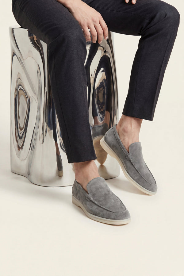 Leonis Suede Loafers Grey